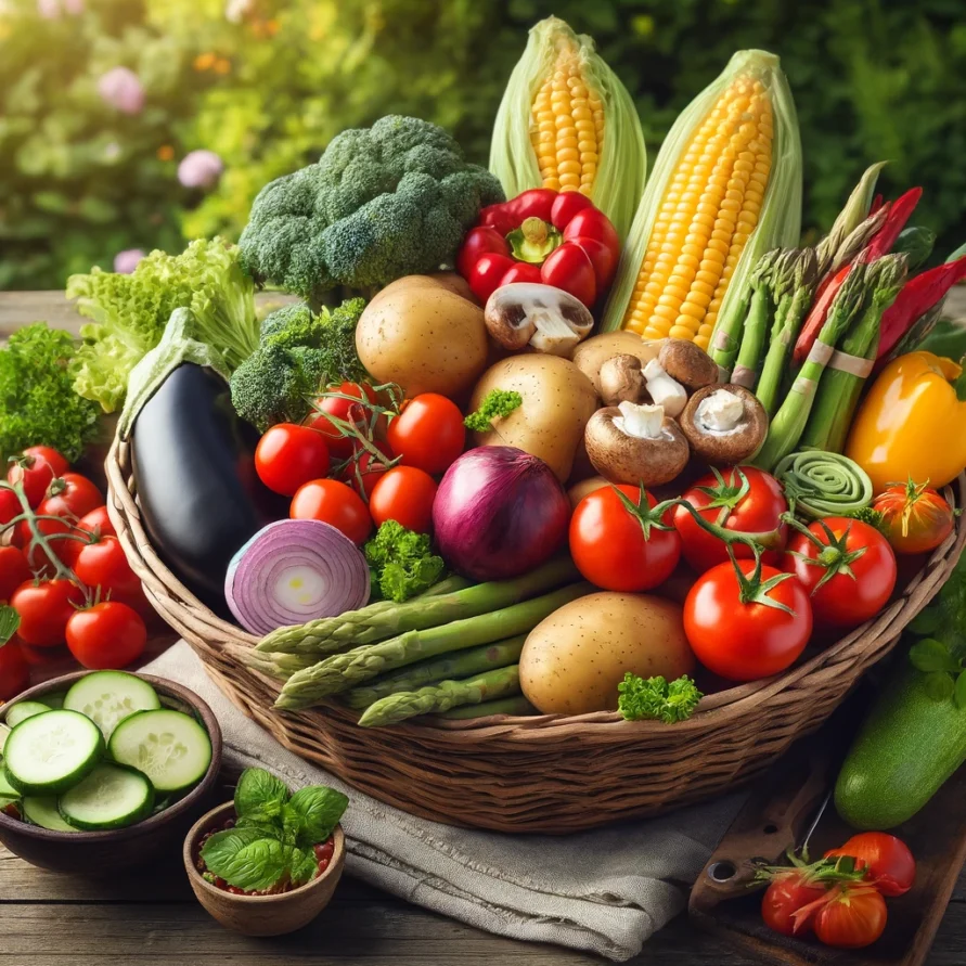 Fresh Garden Harvest BBQ Basket | Local Vegetables for Two