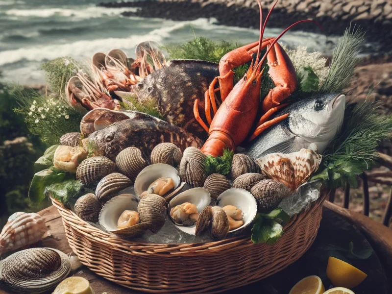 Sea Breeze BBQ Basket | Fresh Seafood Feast for Two